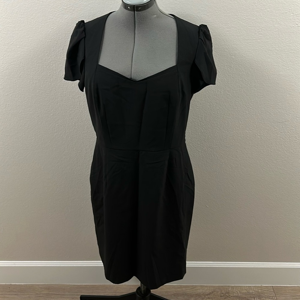 Antonio Melani Black Sheath Dress